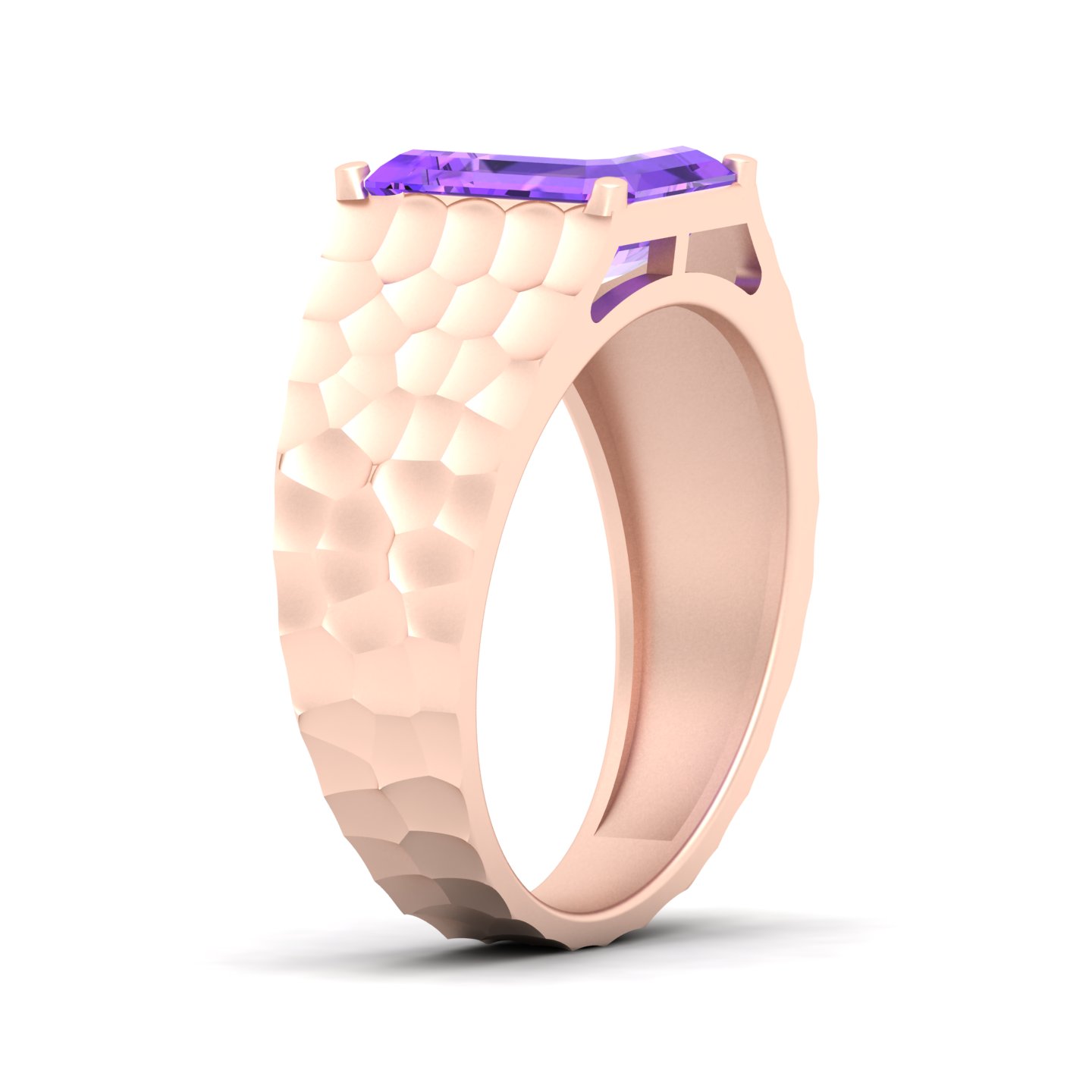 Solitaire Marvel Amethyst Ring
