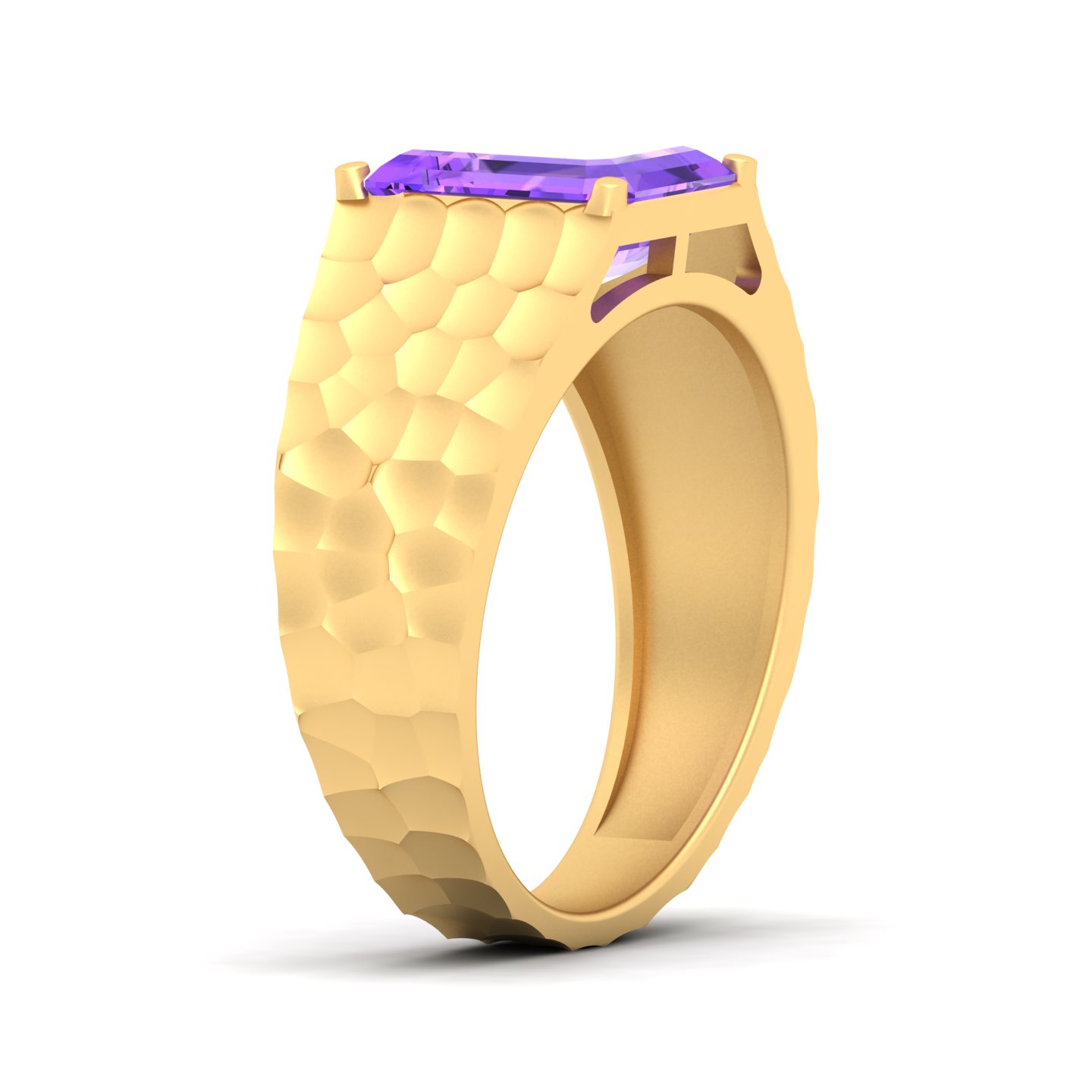 Solitaire Marvel Amethyst Ring