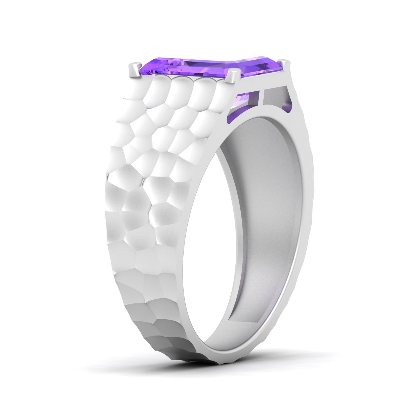 Solitaire Marvel Amethyst Ring