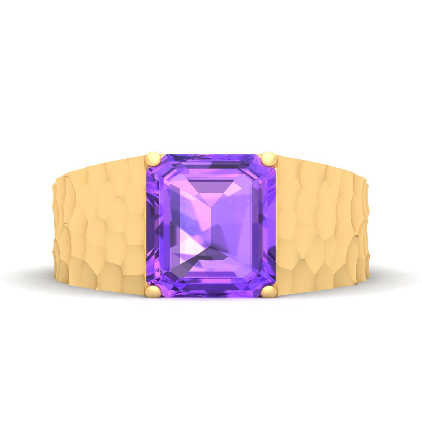 Solitaire Marvel Amethyst Ring