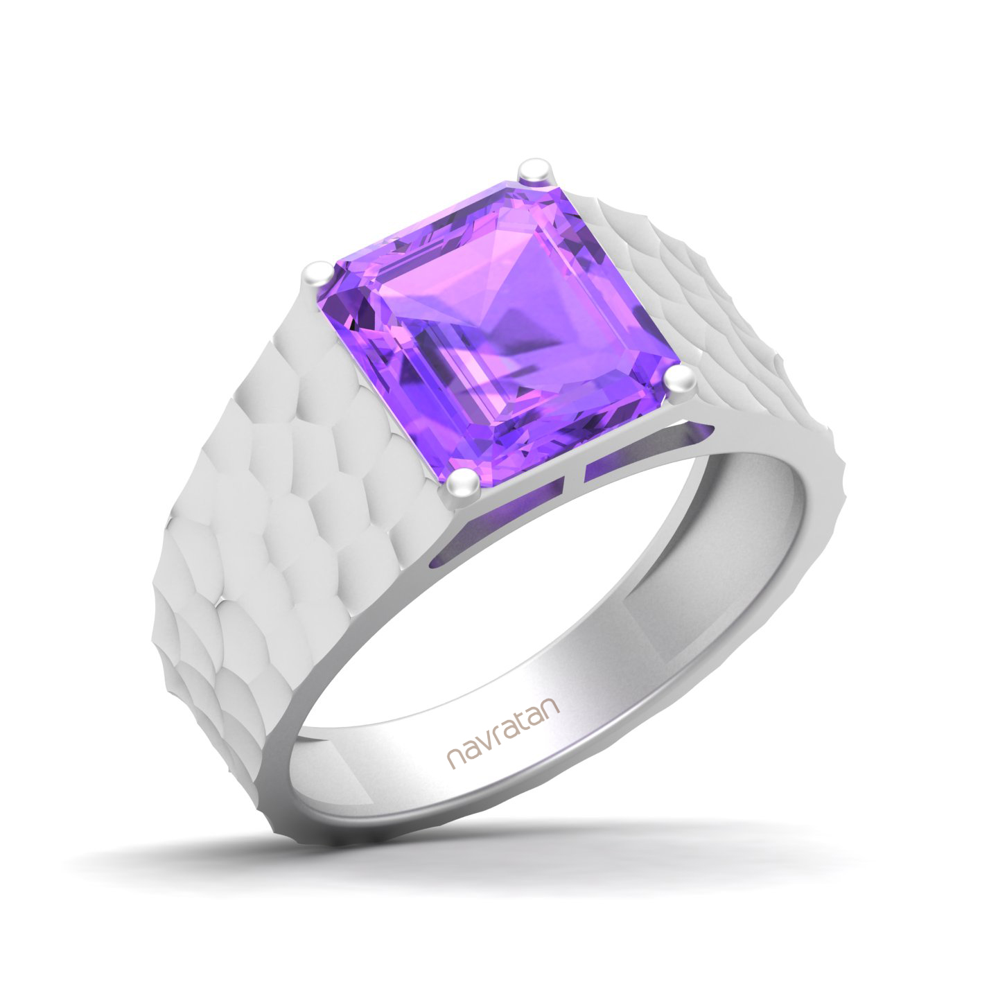 Solitaire Marvel Amethyst Ring