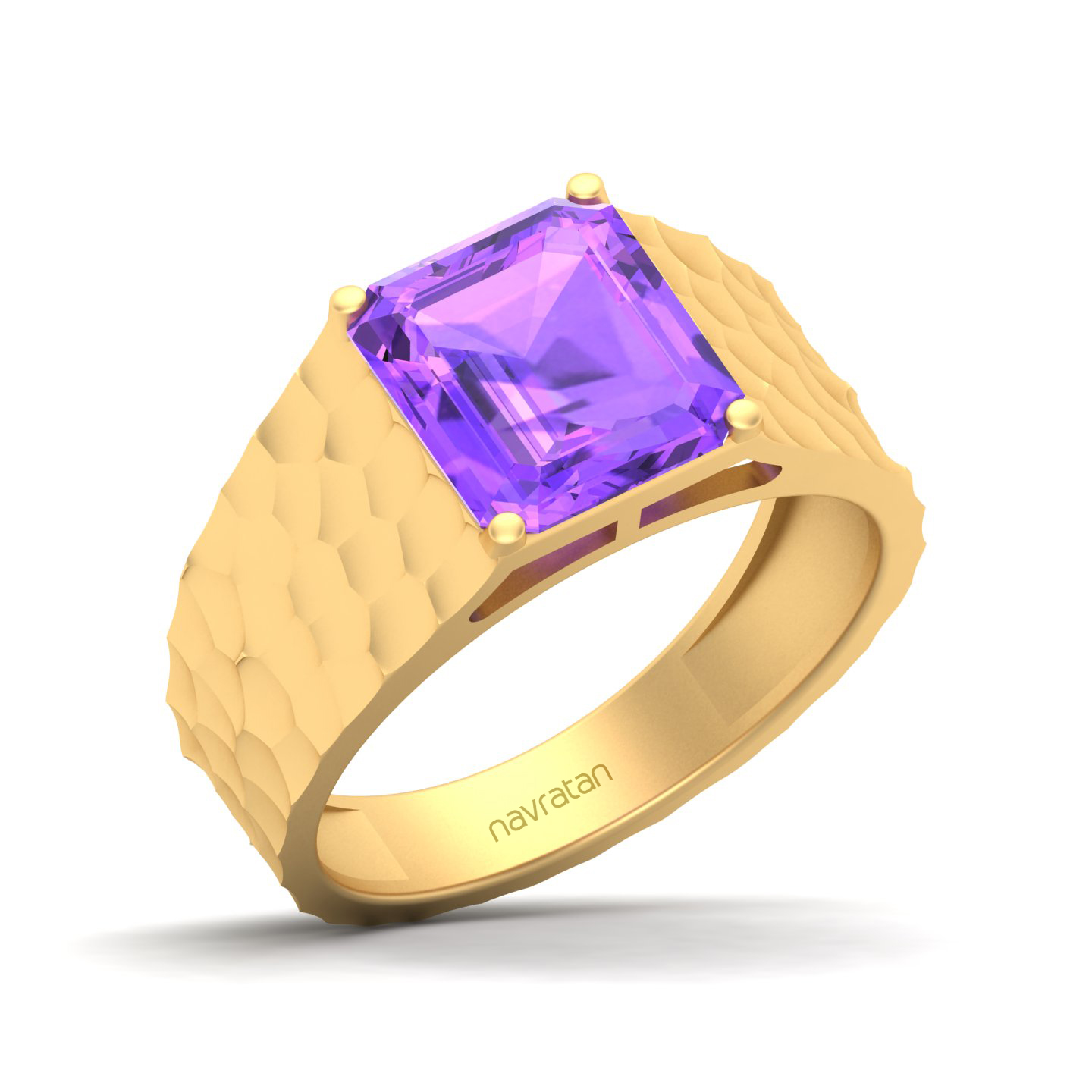 Solitaire Marvel Amethyst Ring