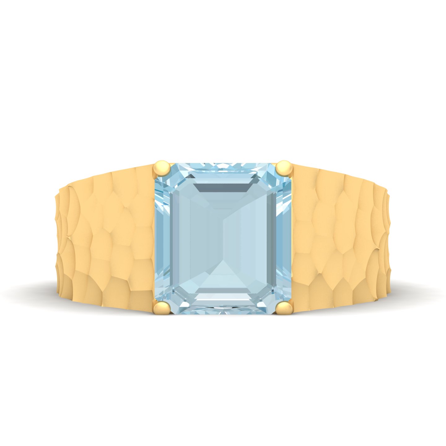 Solitaire Marvel Aquamarine Ring