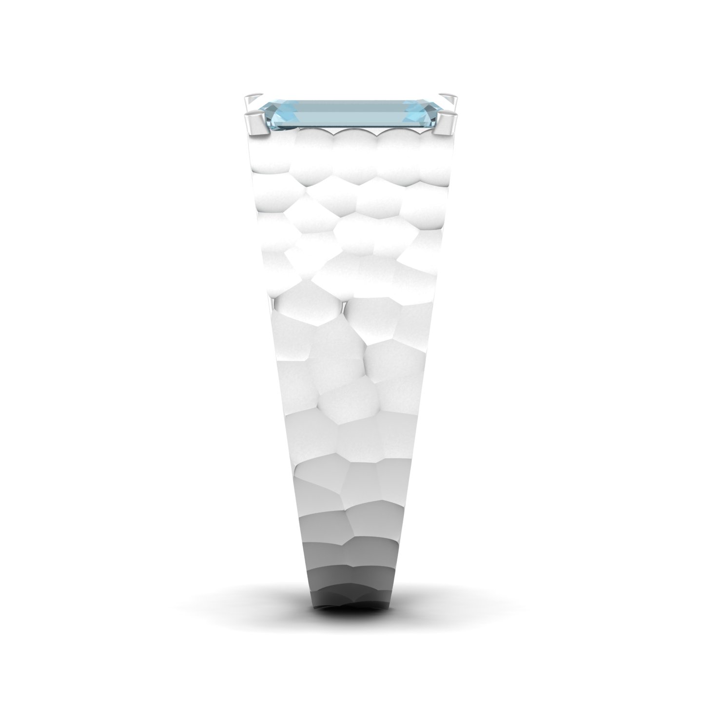 Solitaire Marvel Aquamarine Ring