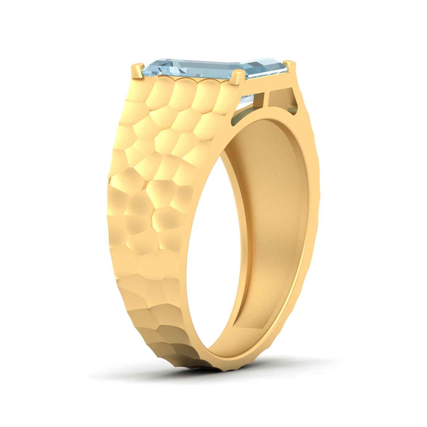 Solitaire Marvel Aquamarine Ring