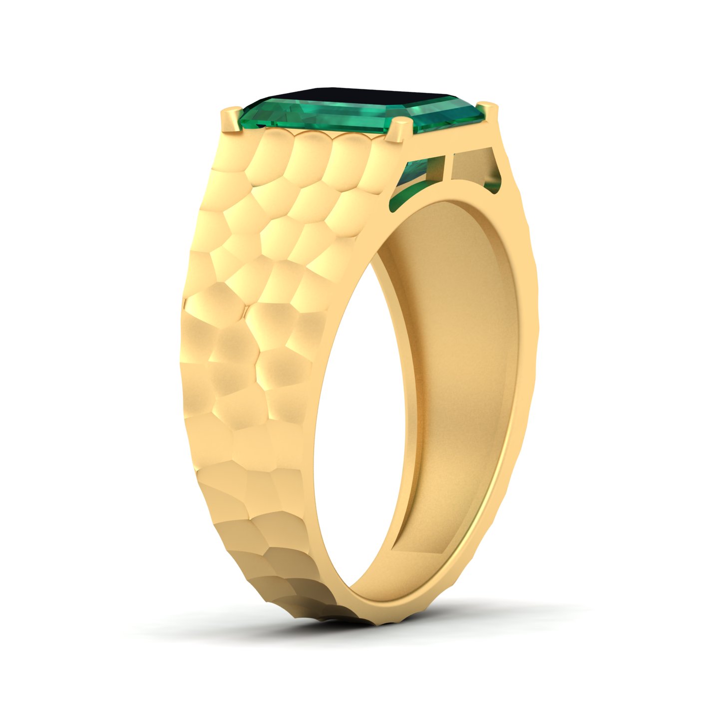 Solitaire Marvel emerald Ring