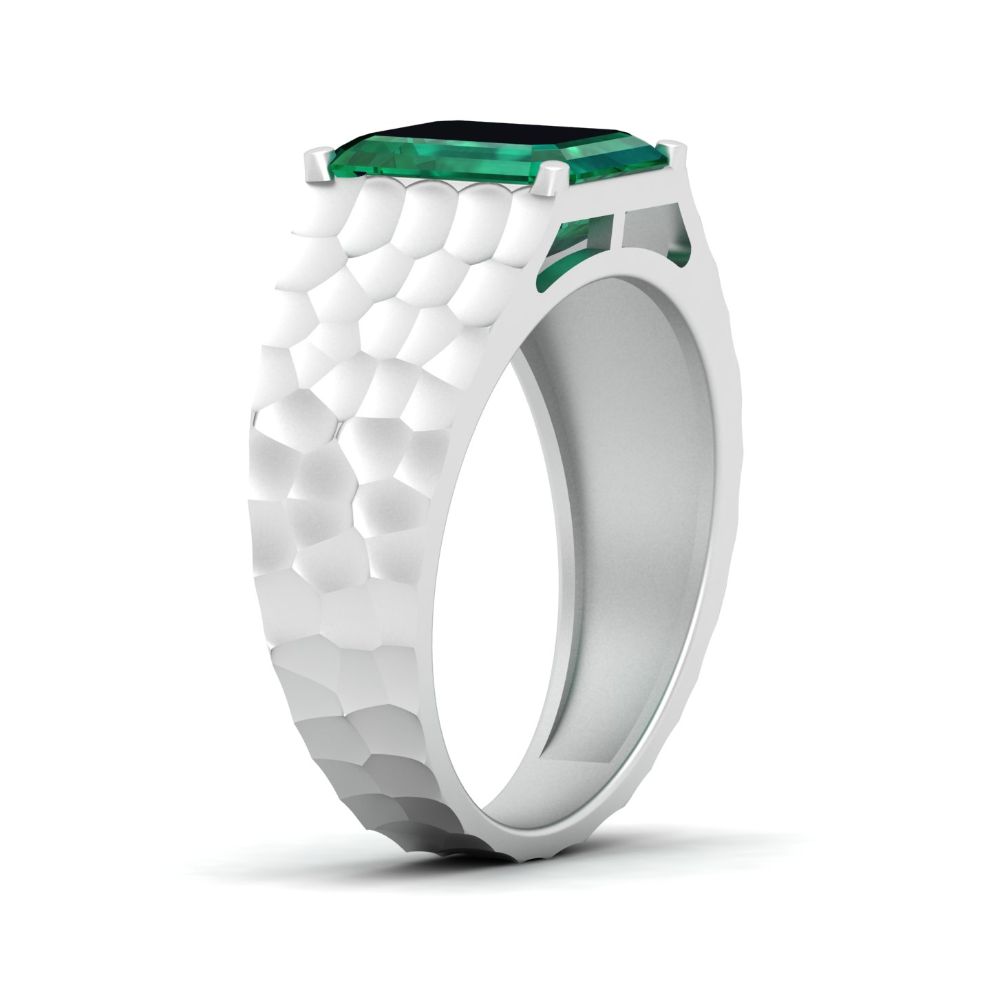 Solitaire Marvel emerald Ring