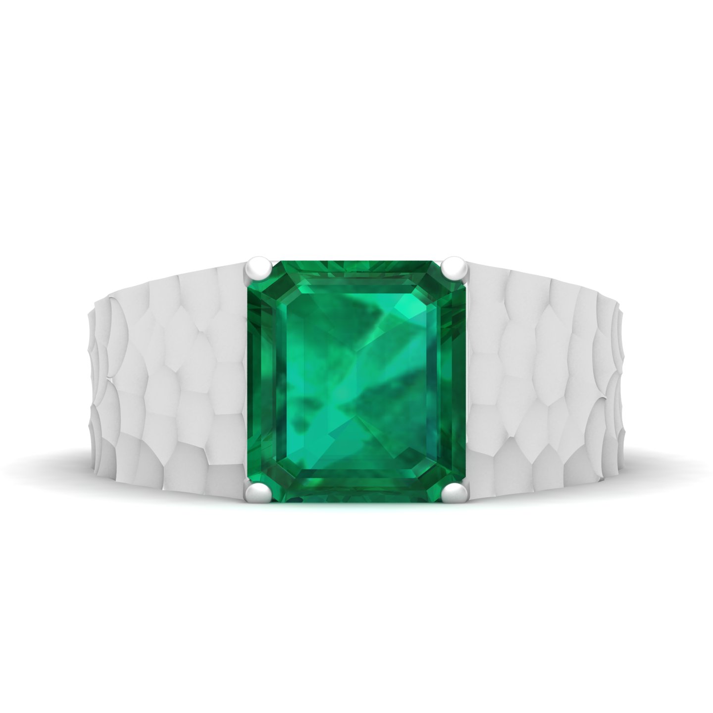 Solitaire Marvel emerald Ring