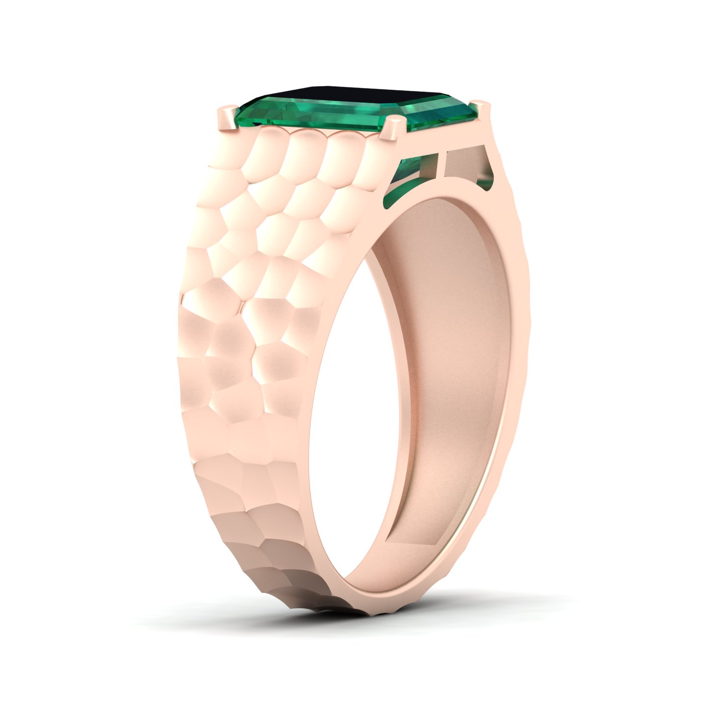 Solitaire Marvel emerald Ring