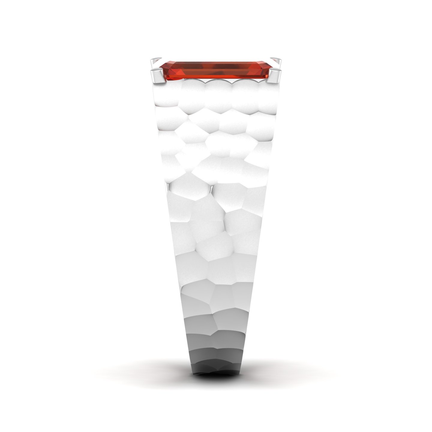 Solitaire Marvel Hessonite Ring