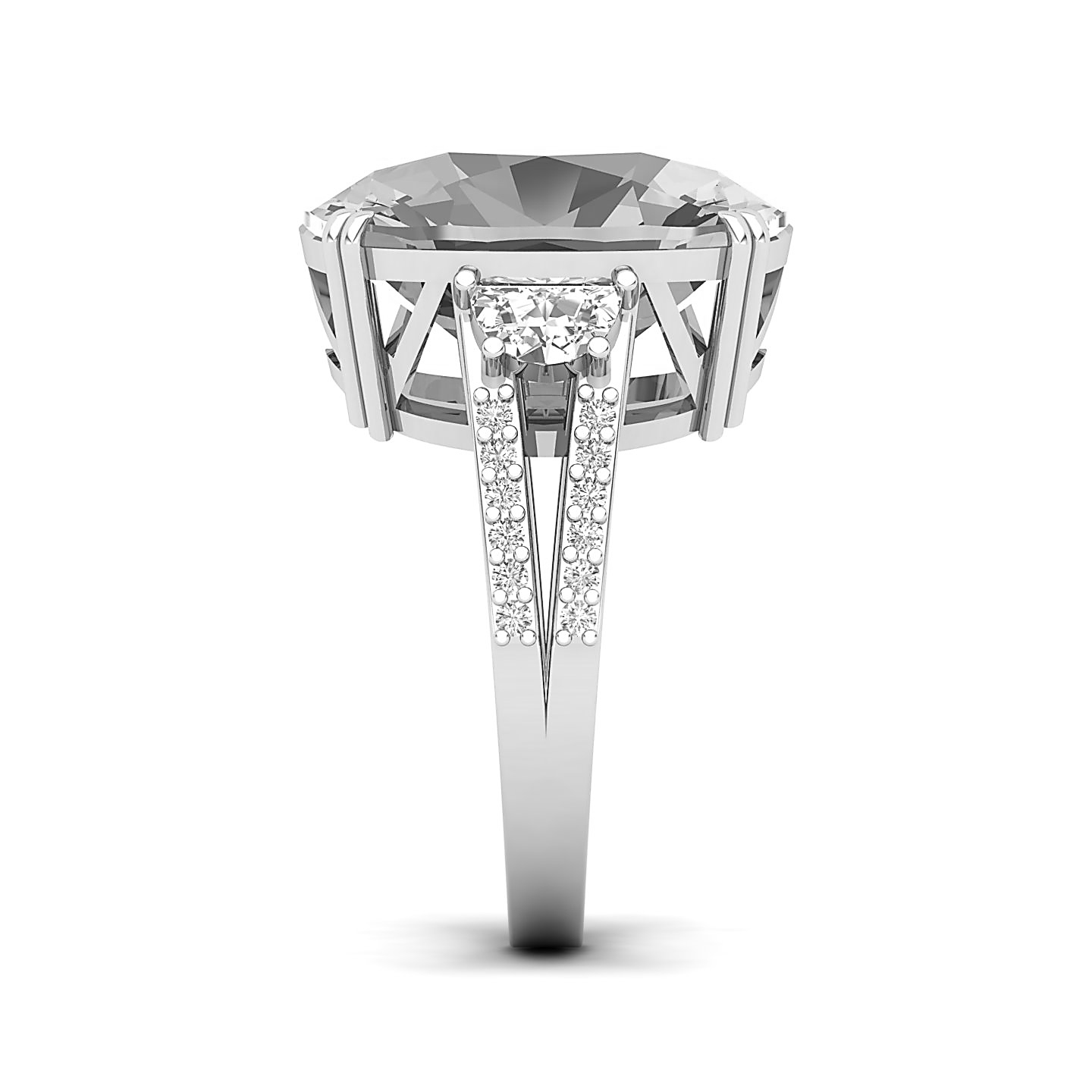 Sparkling Delight White Sapphire Ring