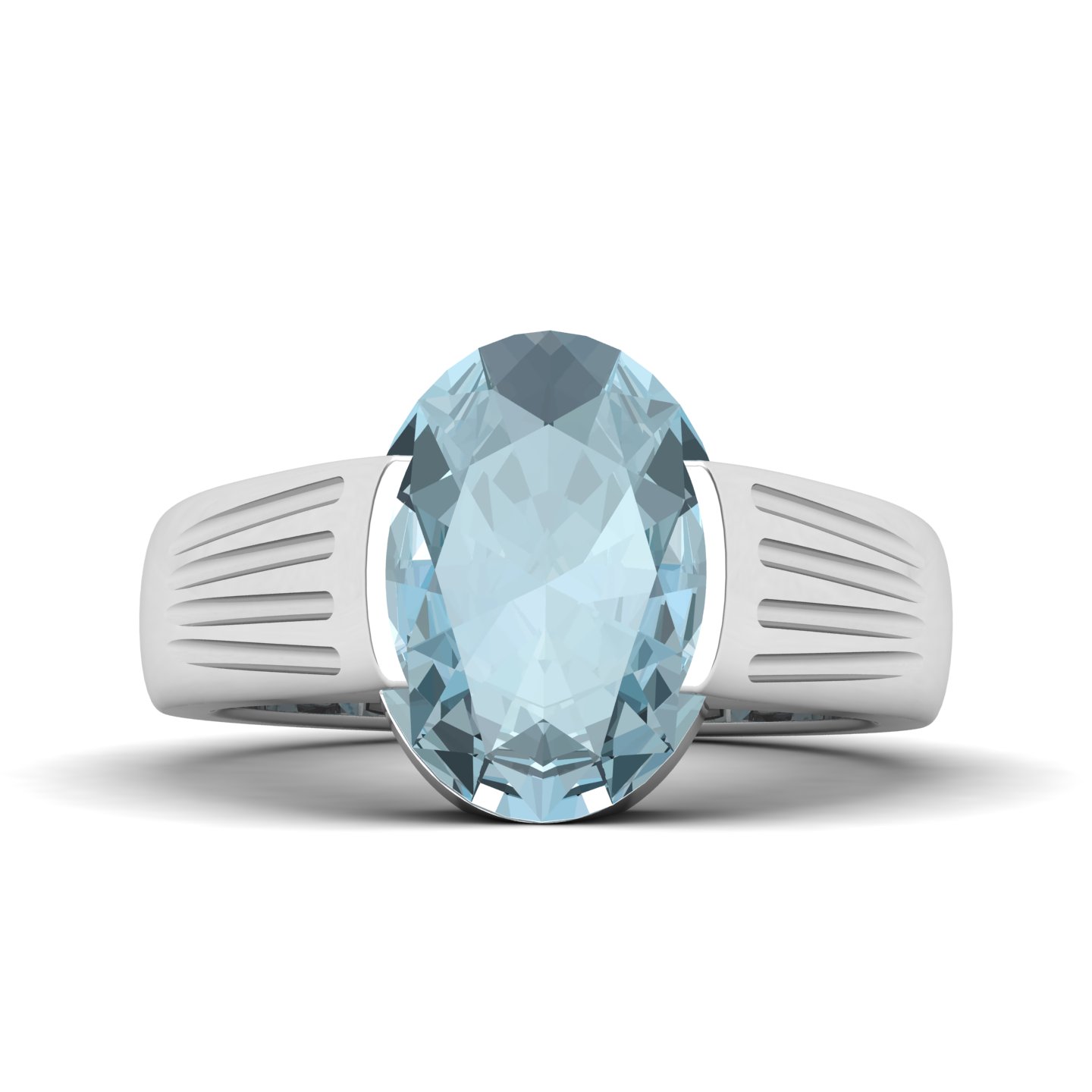 Sunshine Quest Aquamarine Ring