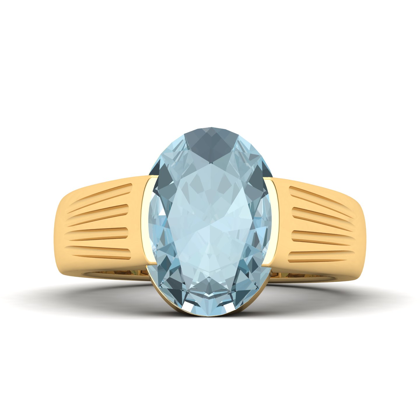 Sunshine Quest Aquamarine Ring