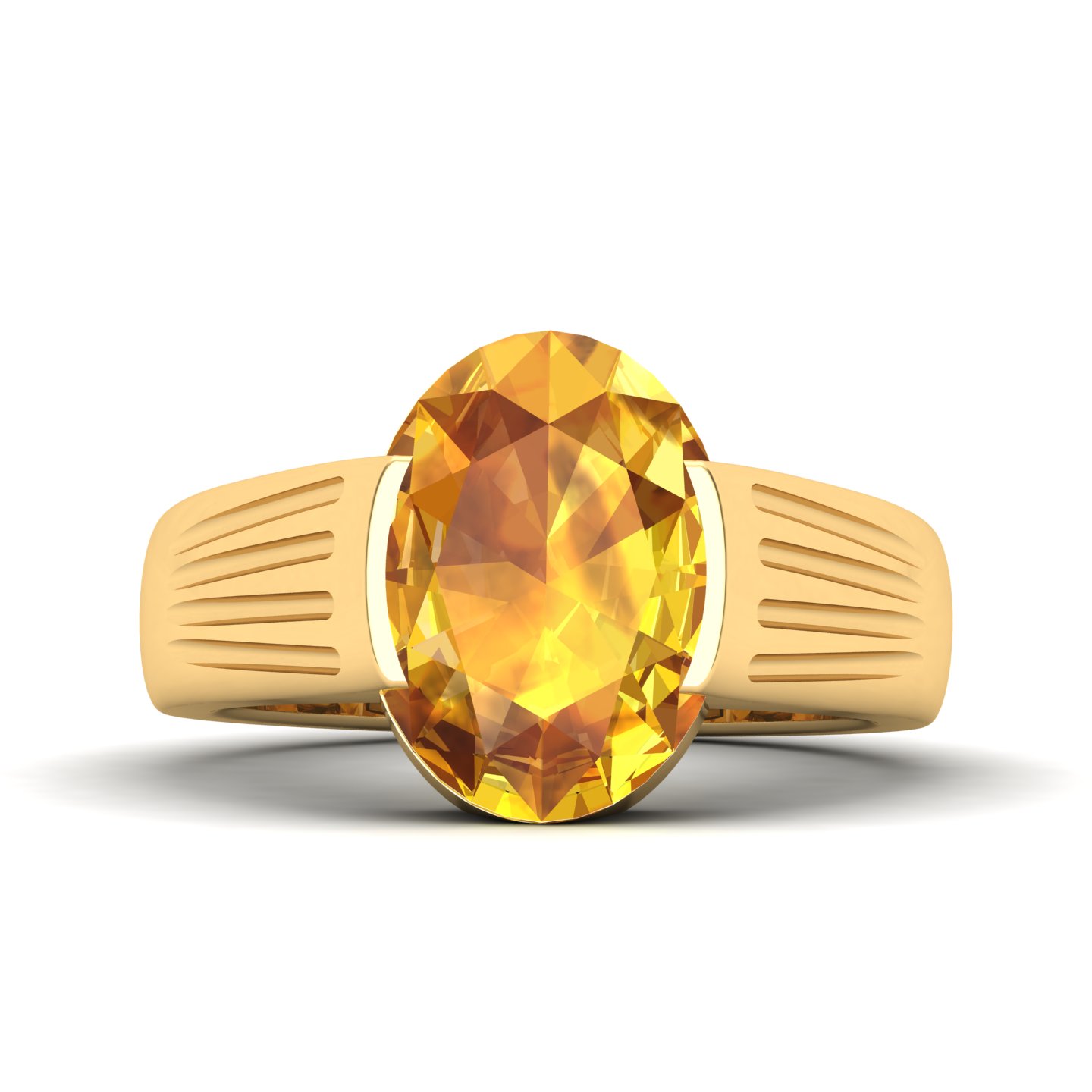 Sunshine Quest Yellow Sapphire Ring