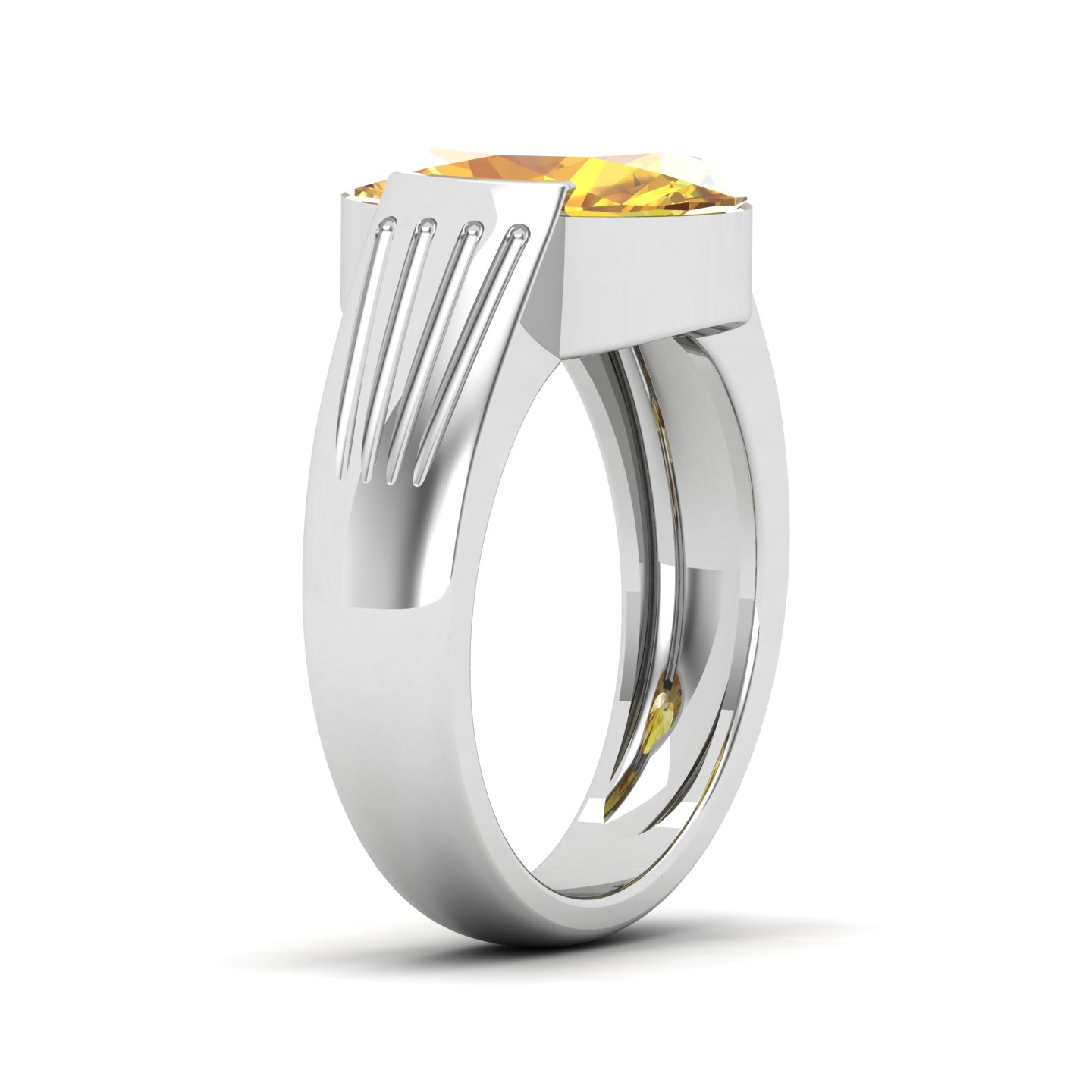 Sunshine Quest Yellow Sapphire Ring