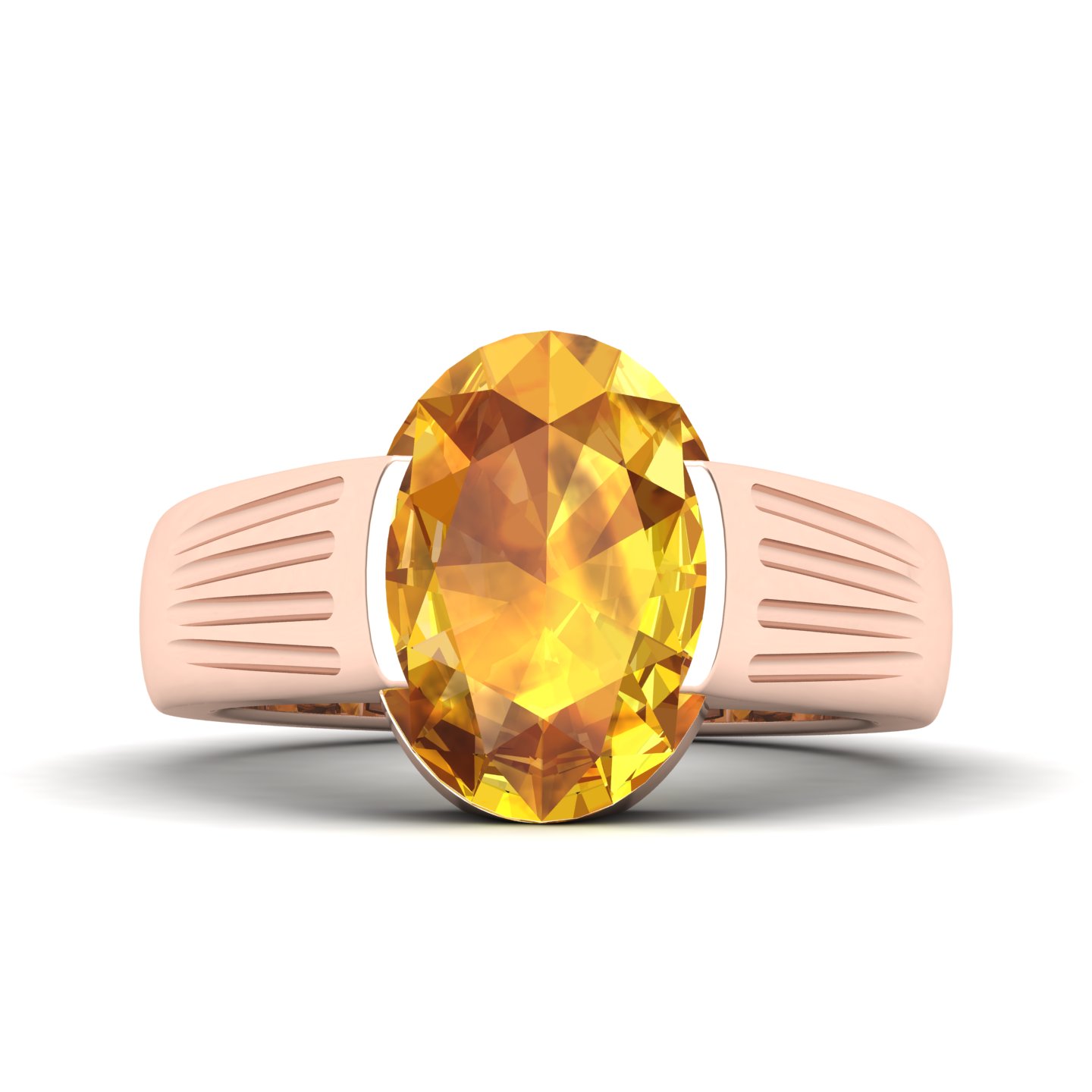 Sunshine Quest Yellow Sapphire Ring