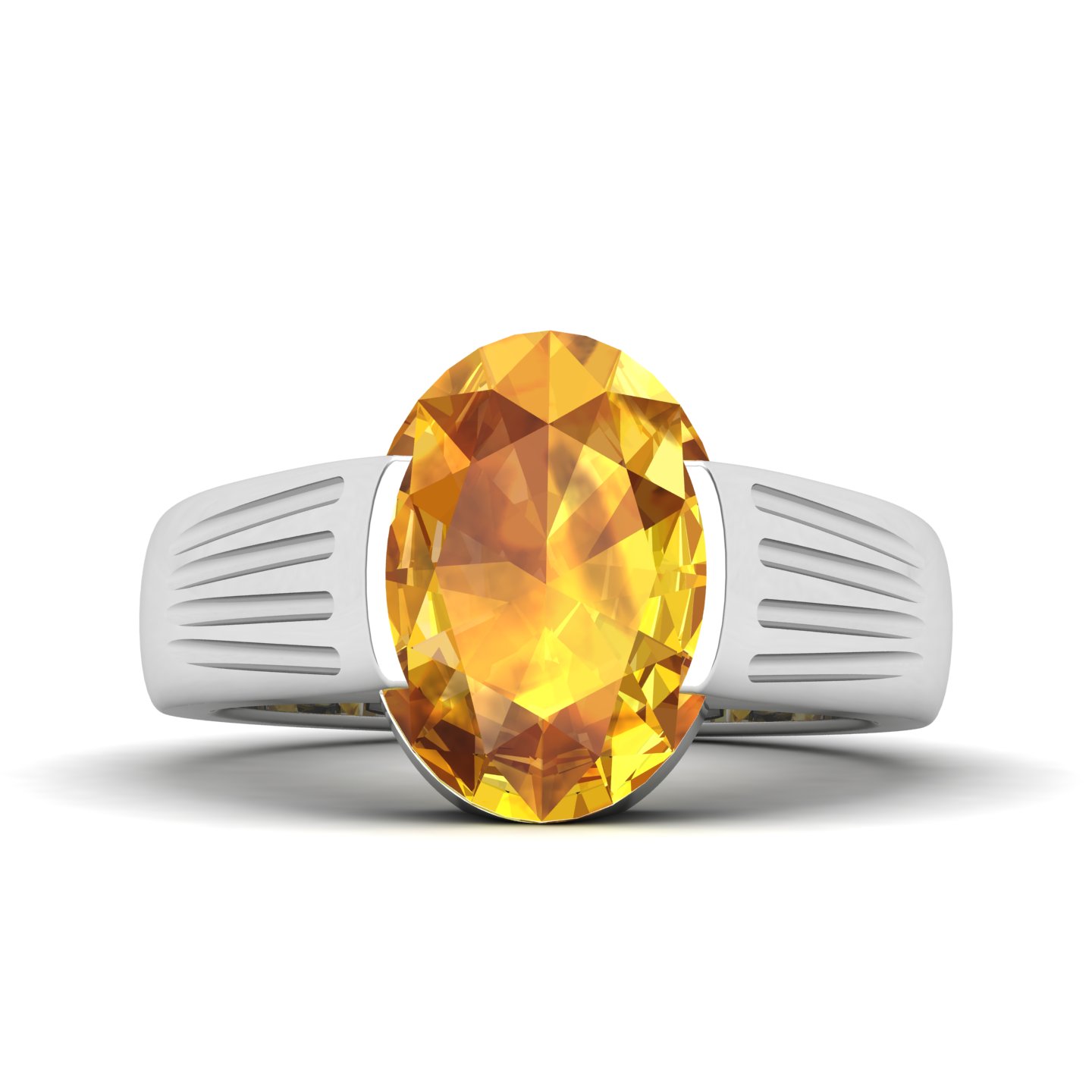 Sunshine Quest Yellow Sapphire Ring