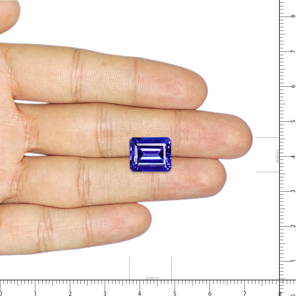 Tanzanite 12 X 10 MM - 7.63 Carat (AAA)