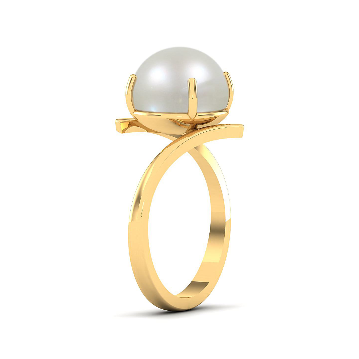 The Celestial Pearl Gold Ring