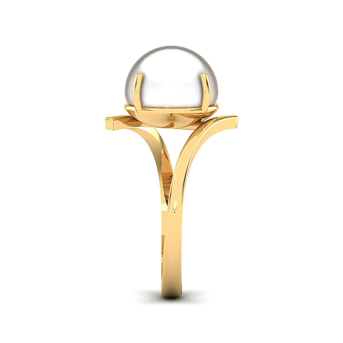 The Celestial Pearl Gold Ring