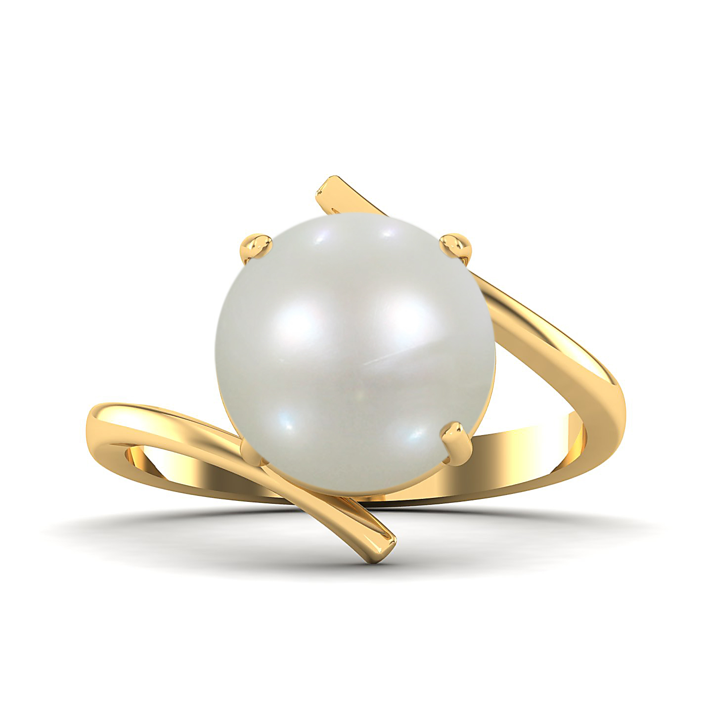 The Celestial Pearl Gold Ring