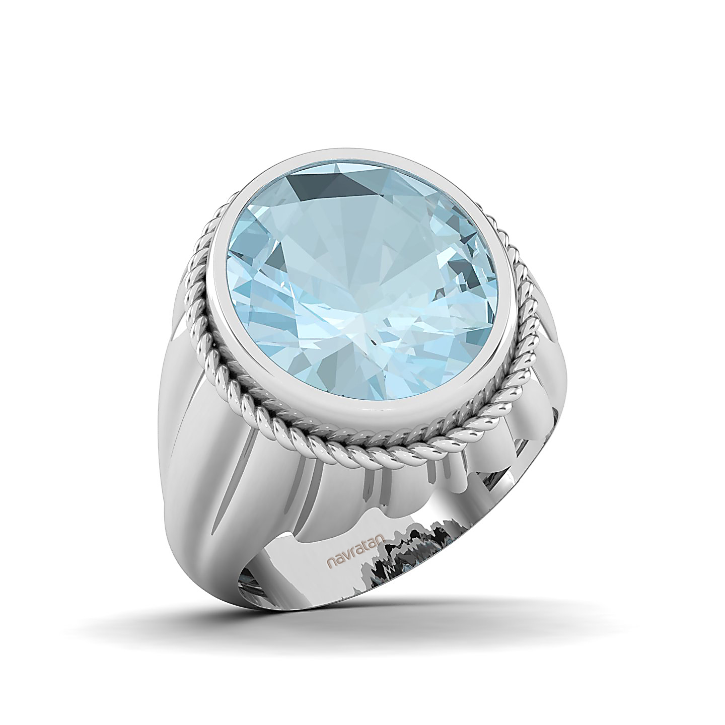 The Cerculean Aquamarine Gold Ring