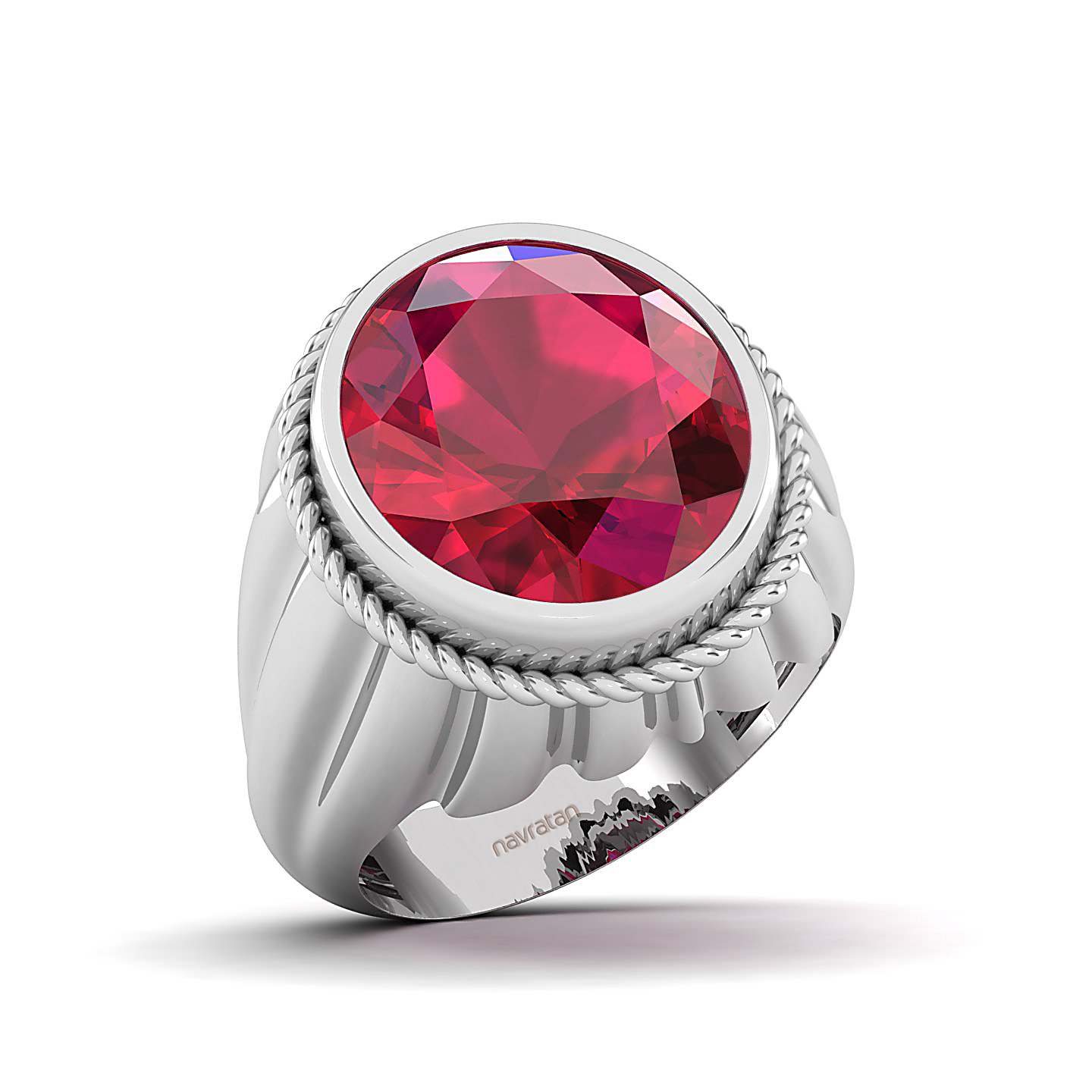 The Cerculean Ruby Gold Ring
