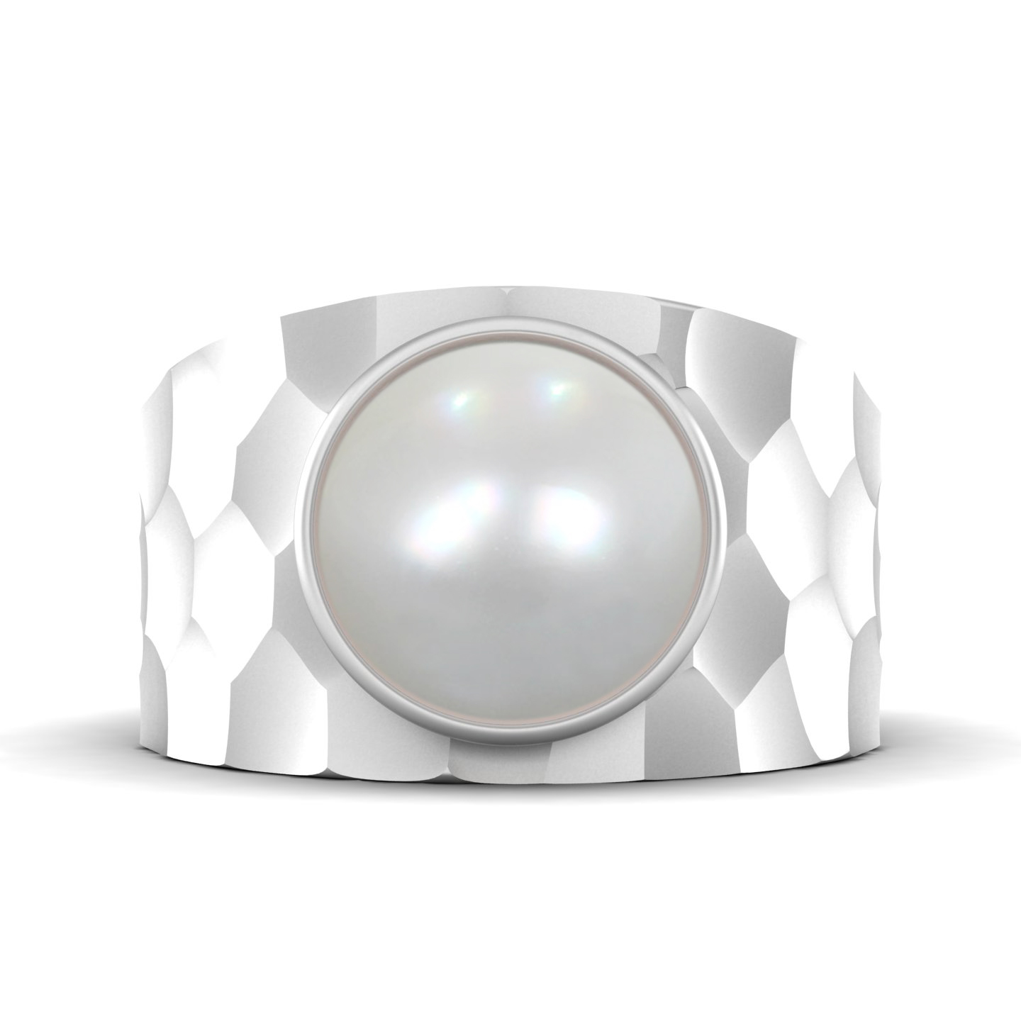 The Chunky Pearl Gold Ring