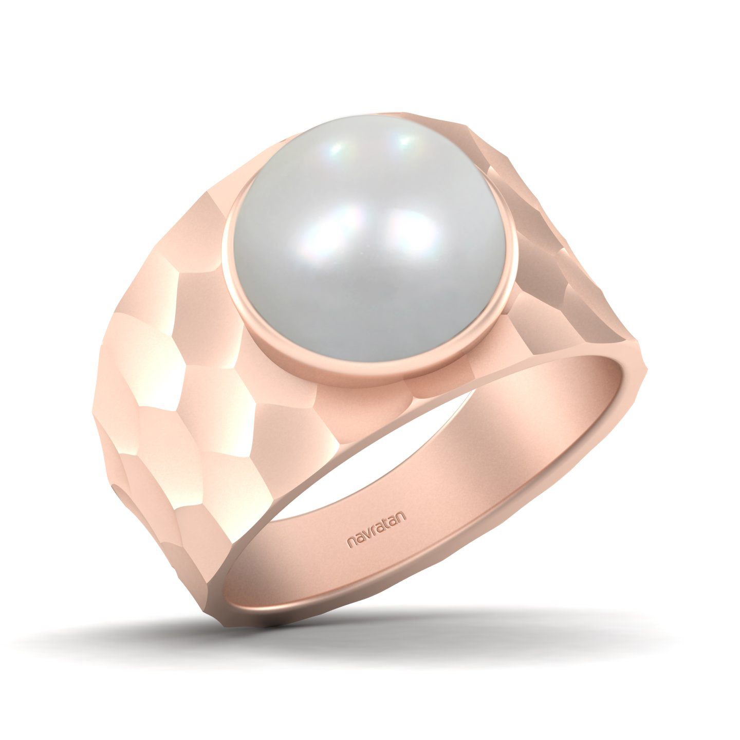 The Chunky Pearl Gold Ring