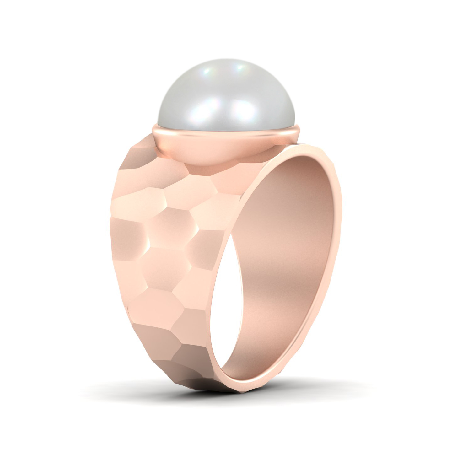 The Chunky Pearl Gold Ring