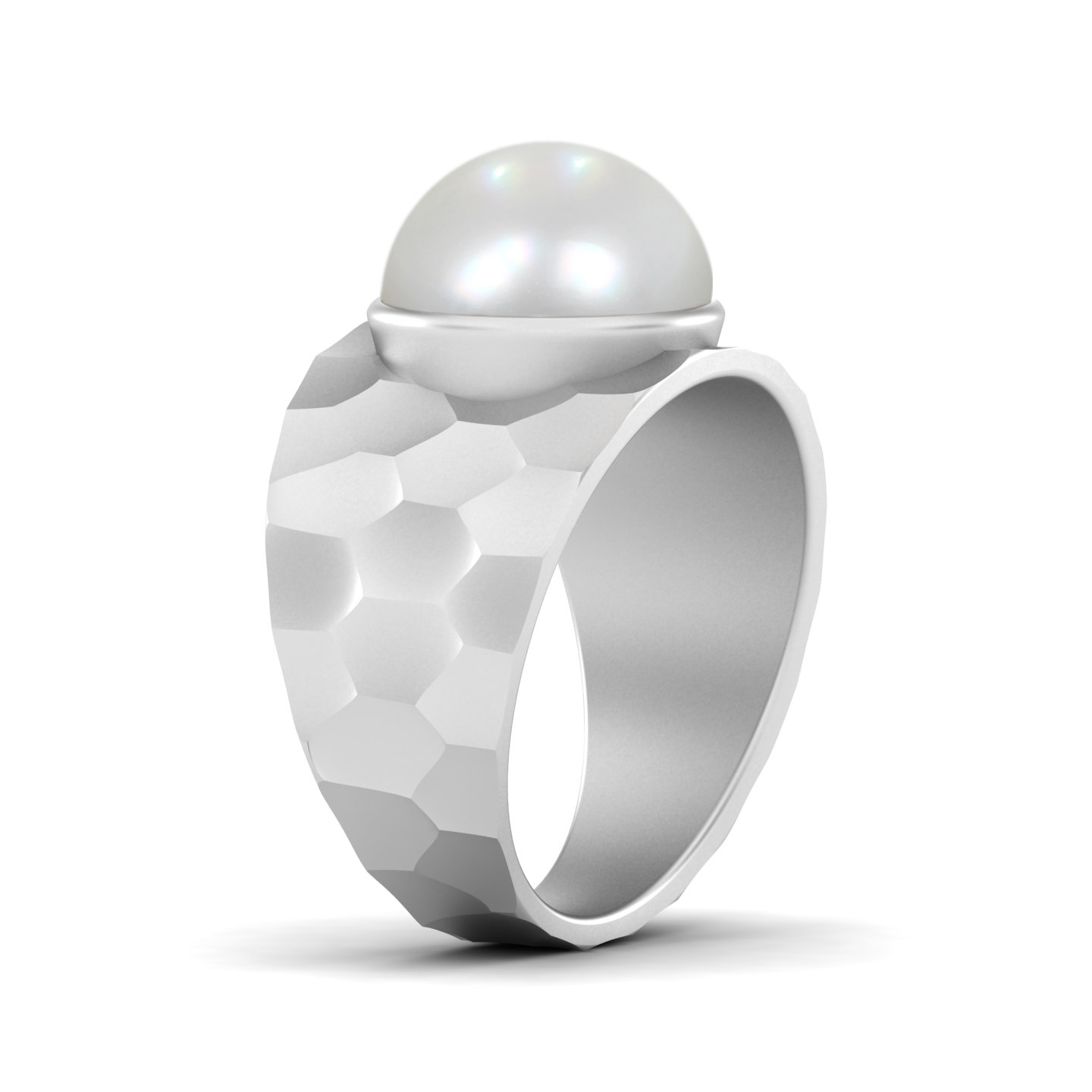 The Chunky Pearl Gold Ring