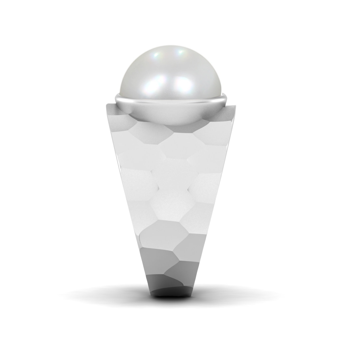 The Chunky Pearl Gold Ring