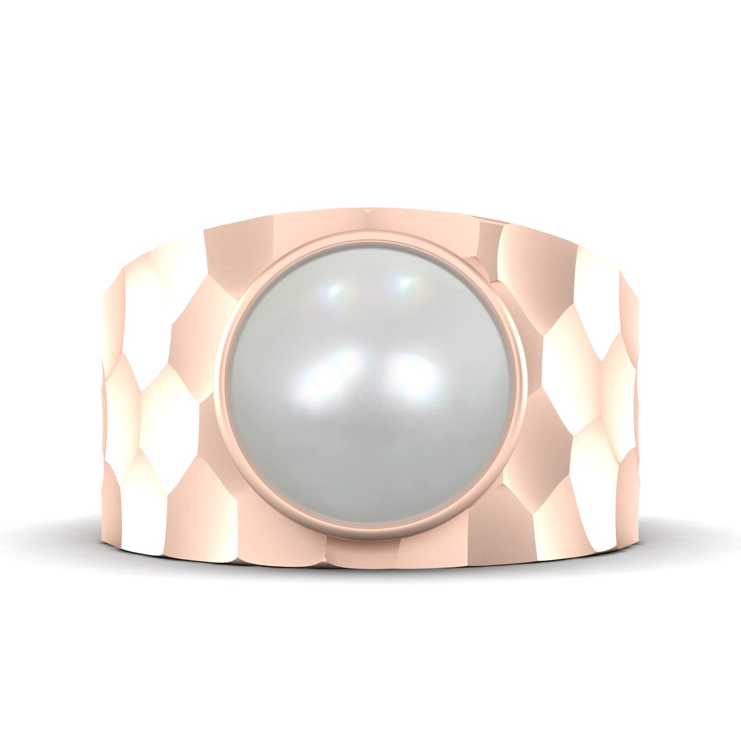 The Chunky Pearl Gold Ring