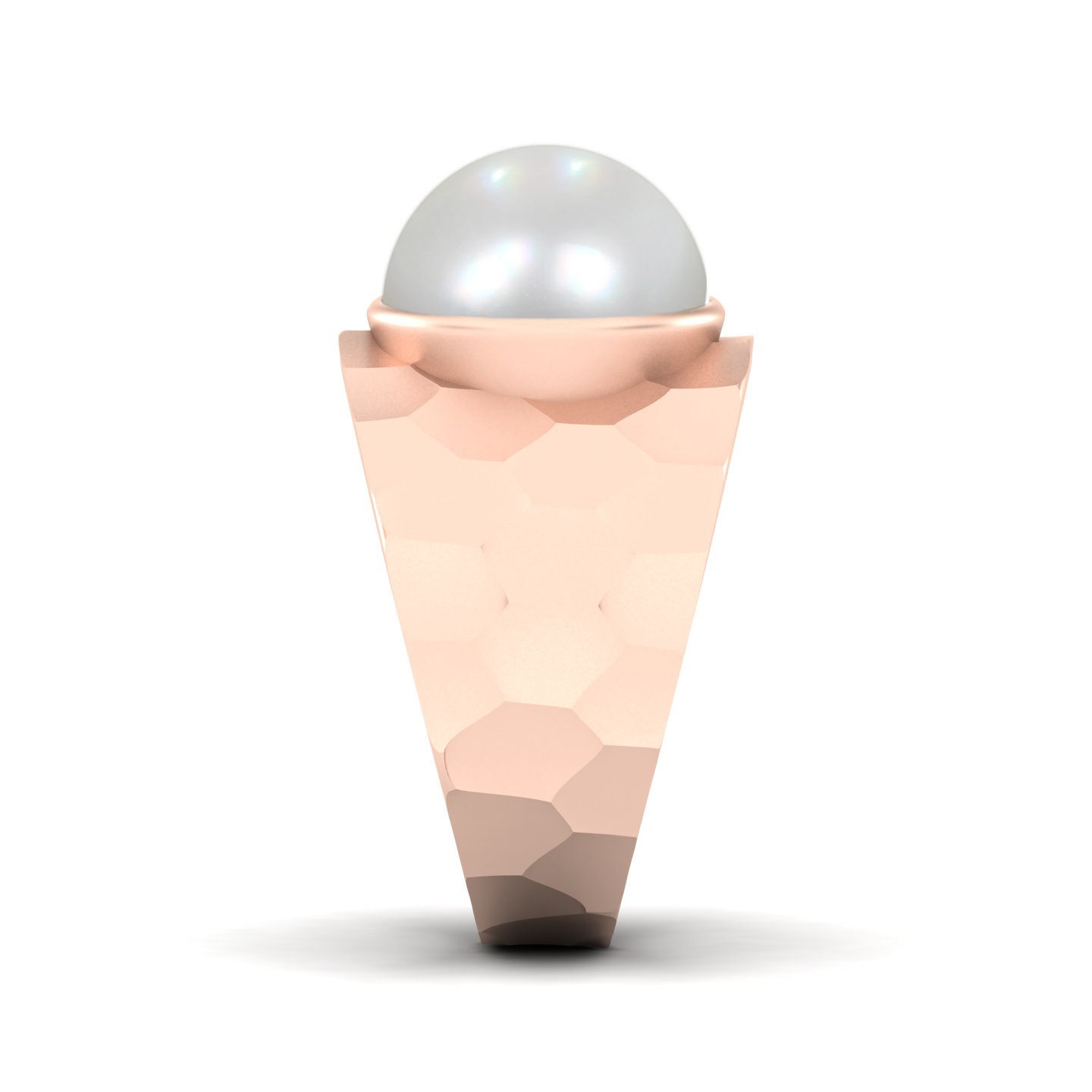 The Chunky Pearl Gold Ring