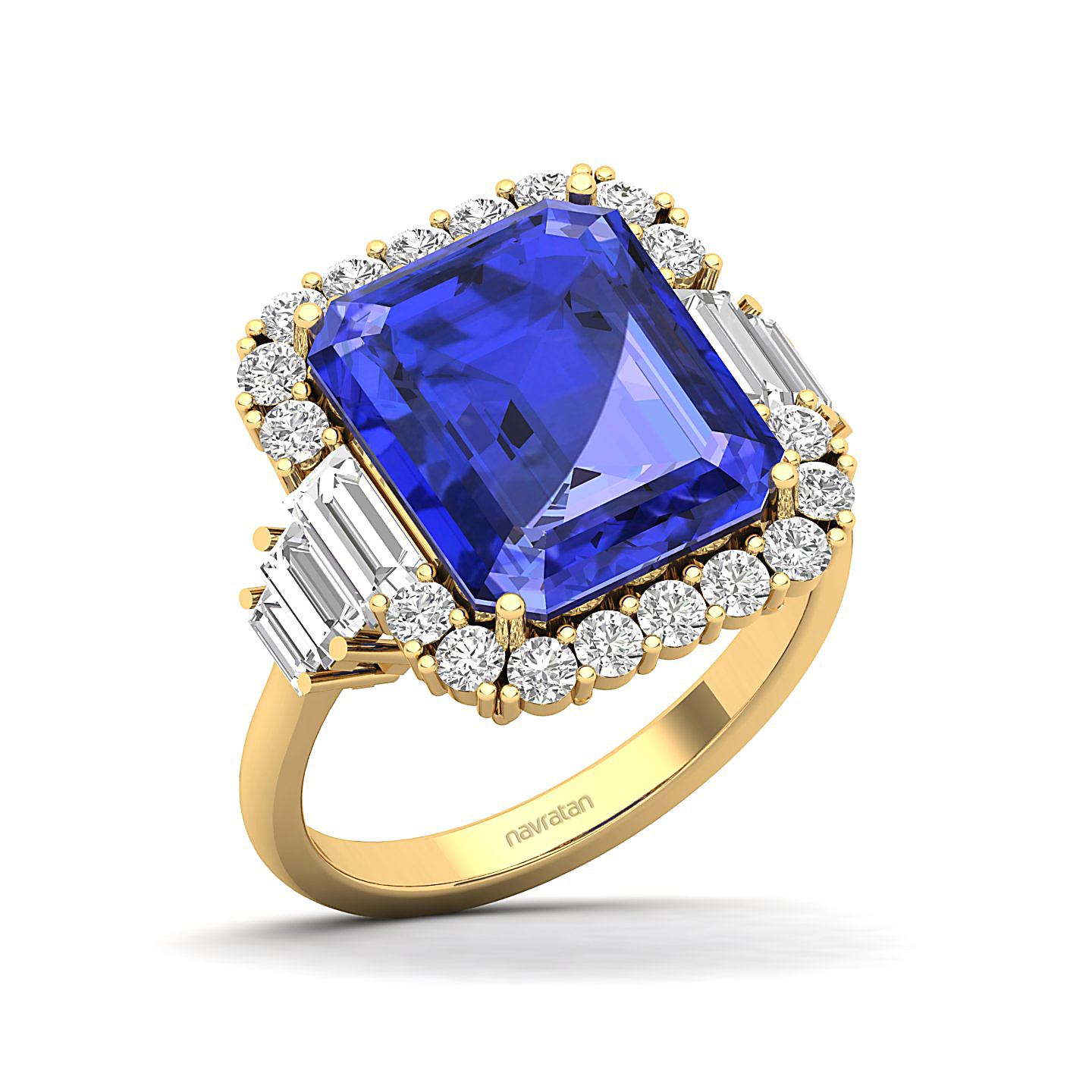 The Classy Cushion Tanzanite ring