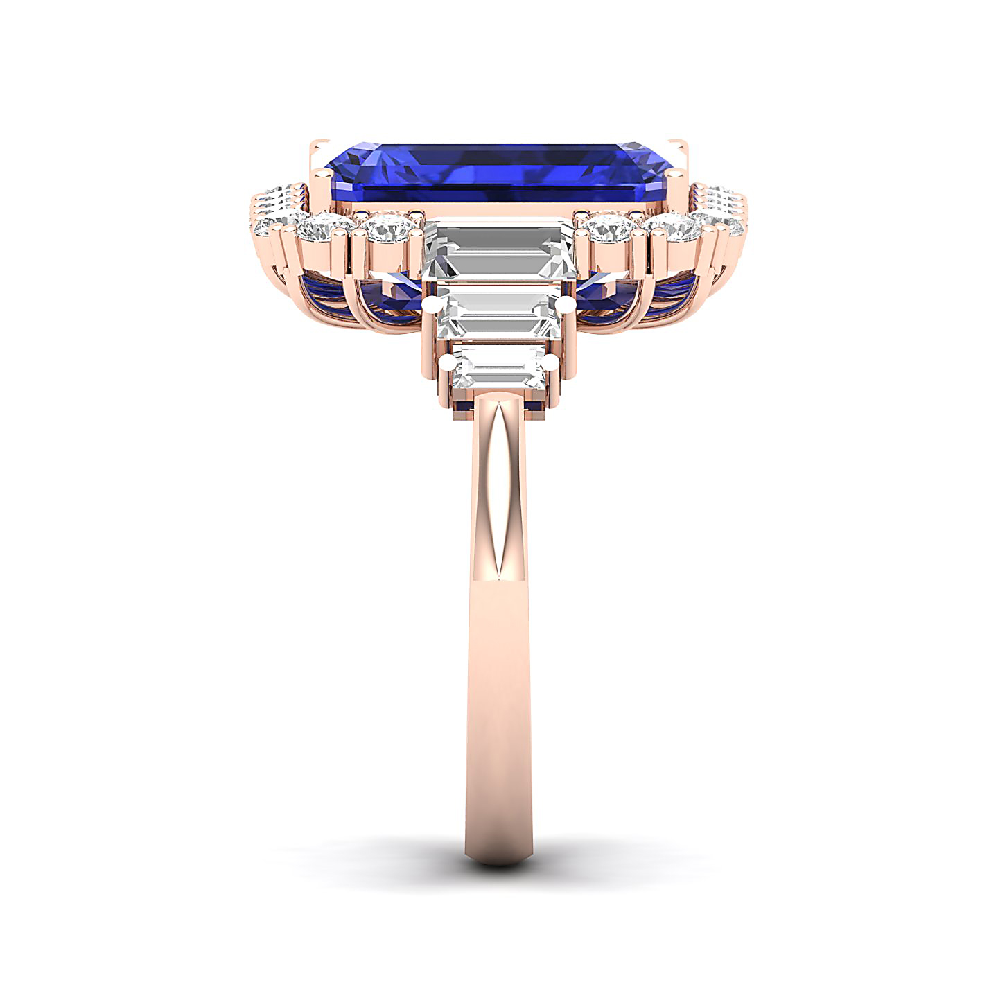 The Classy Cushion Tanzanite ring