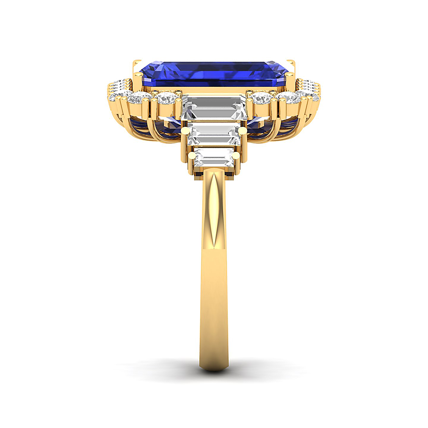 The Classy Cushion Tanzanite ring