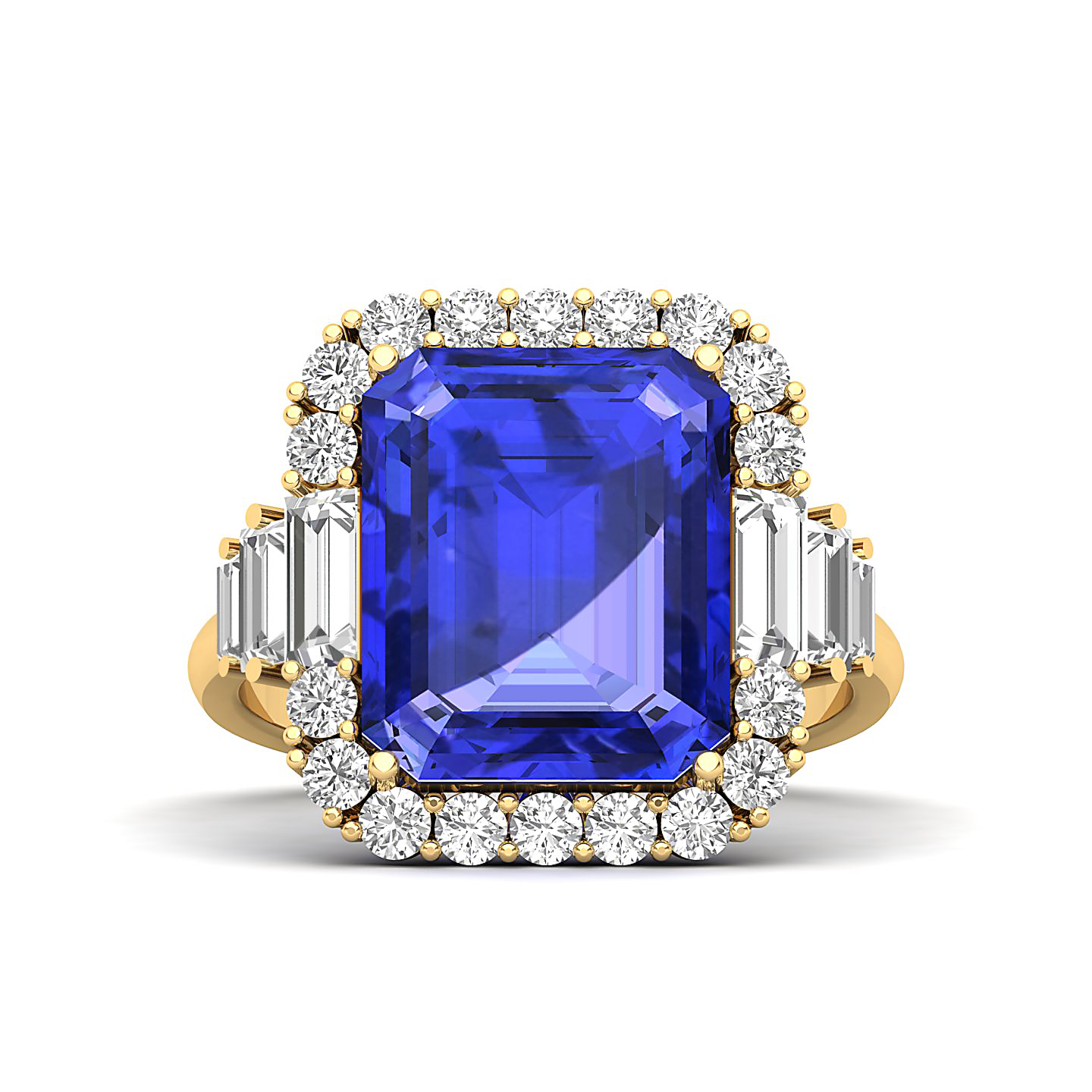 The Classy Cushion Tanzanite ring