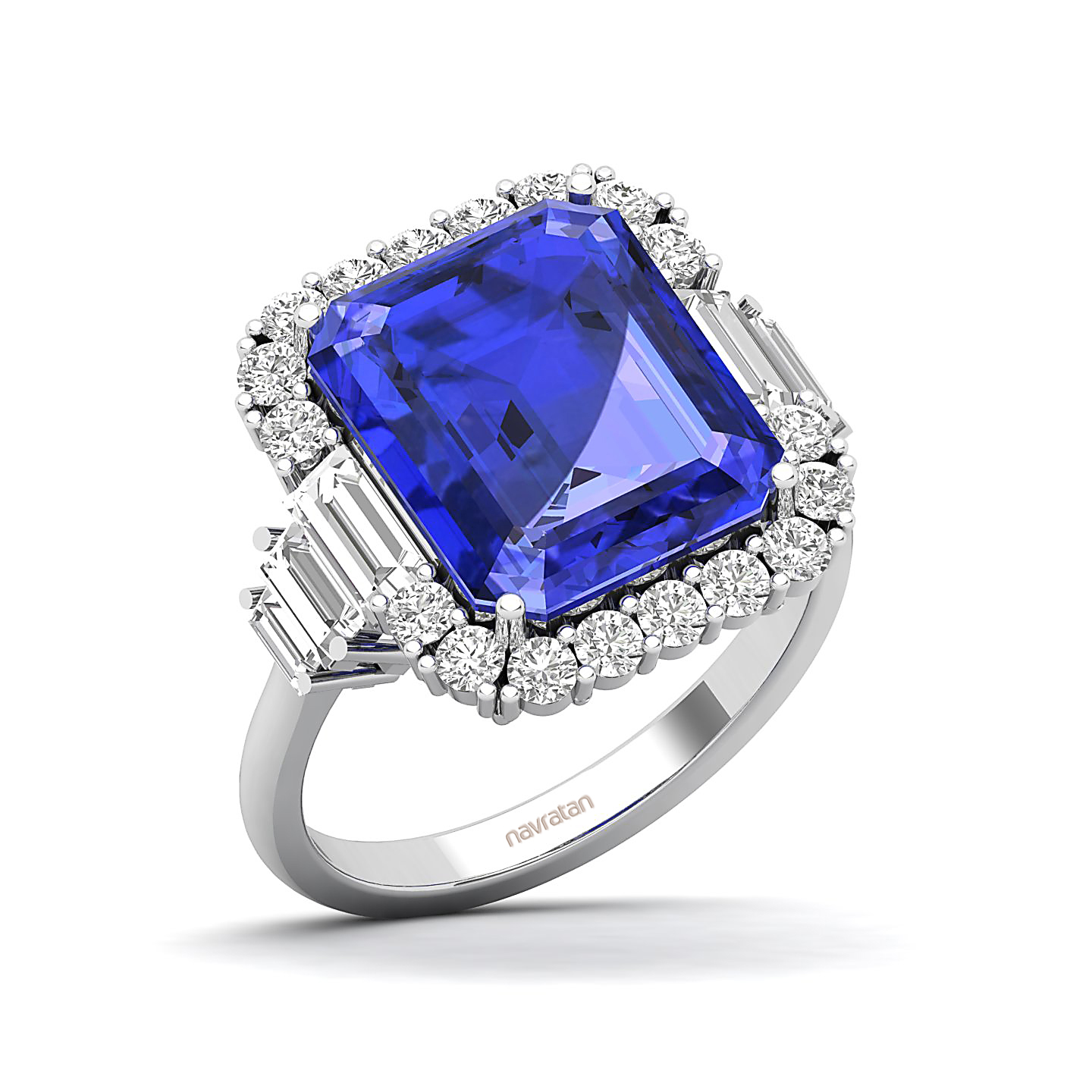 The Classy Cushion Tanzanite ring