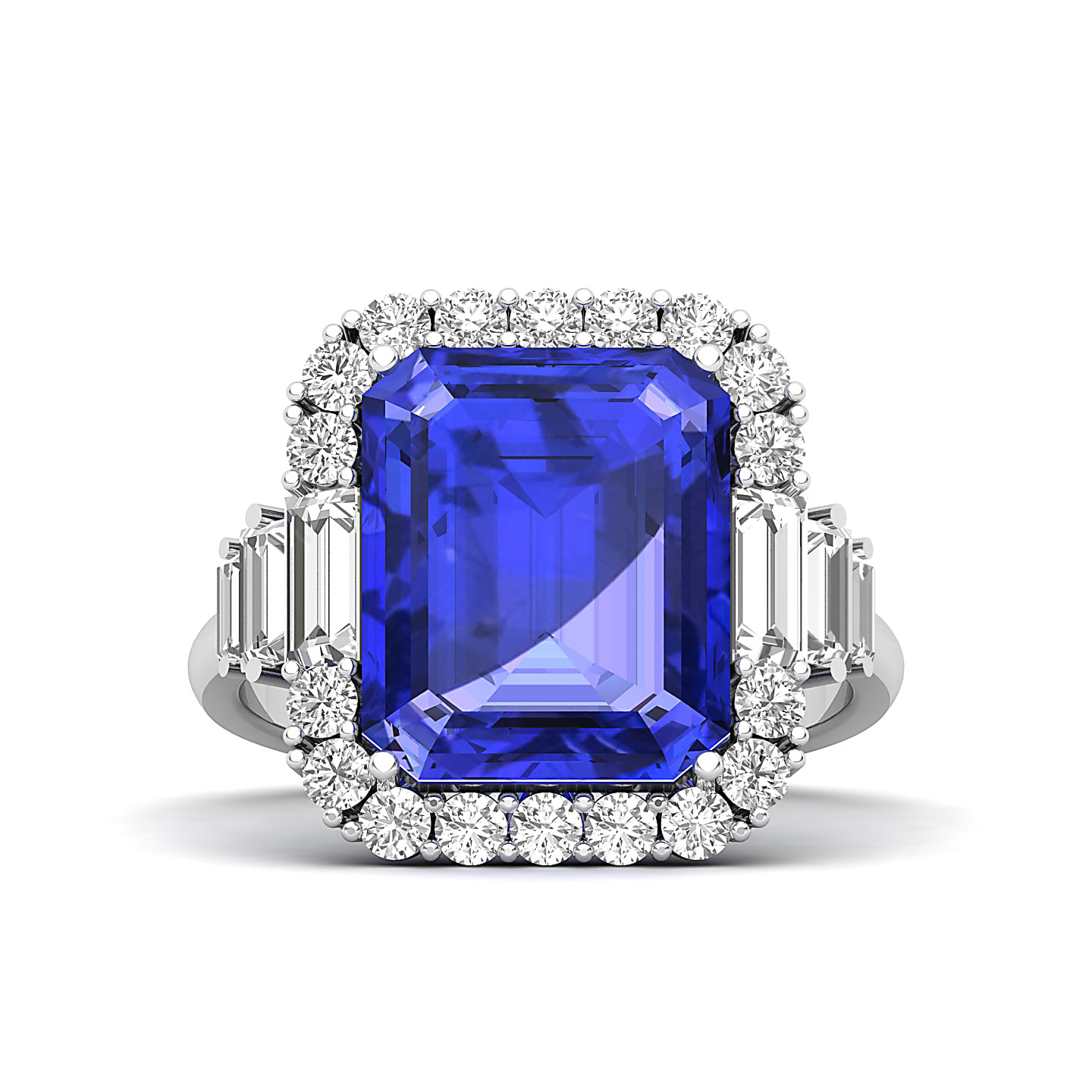 The Classy Cushion Tanzanite ring