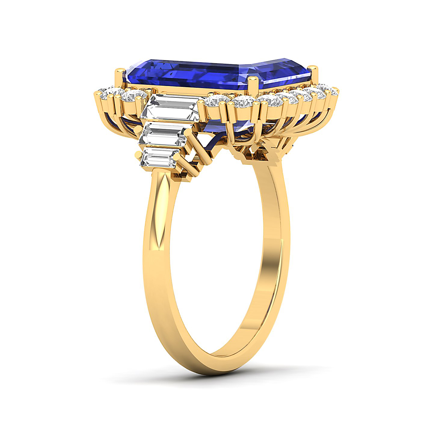 The Classy Cushion Tanzanite ring