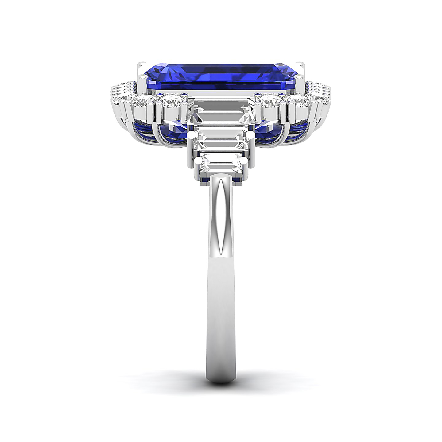 The Classy Cushion Tanzanite ring