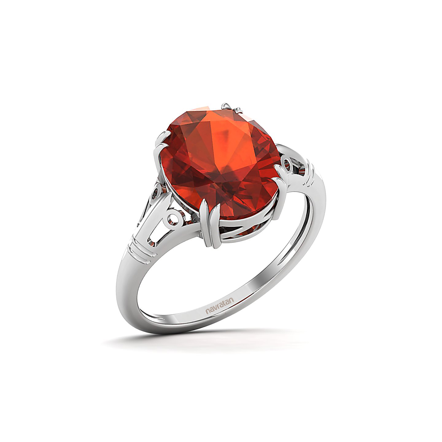 The Crown Hessonite Gold Rings