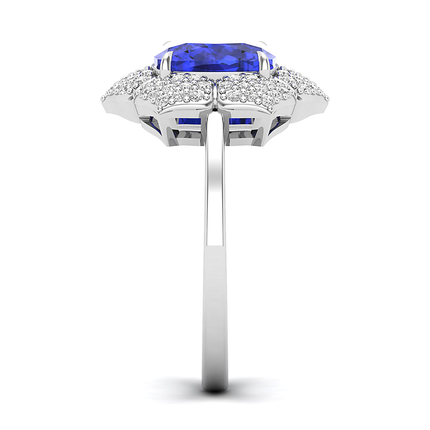 The Daisy Cluster Tanzanite Ring