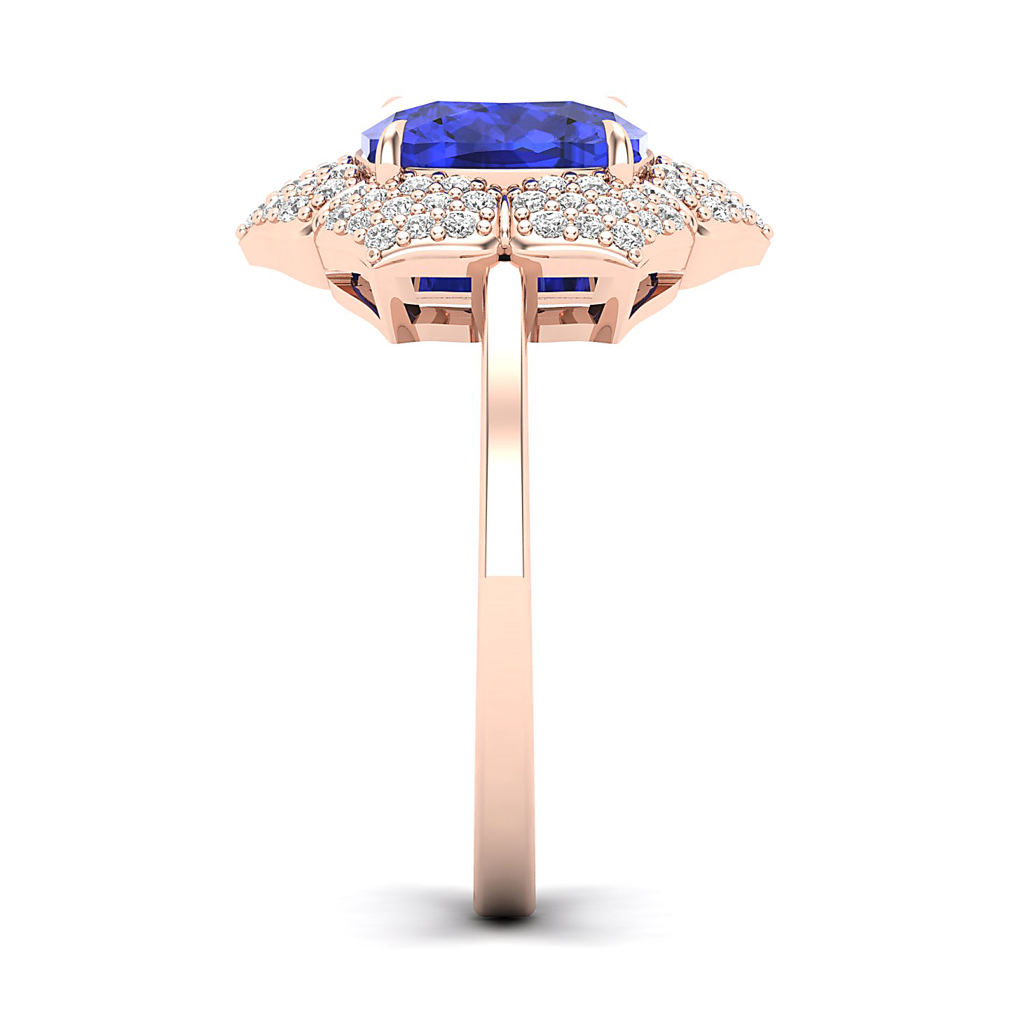 The Daisy Cluster Tanzanite Ring
