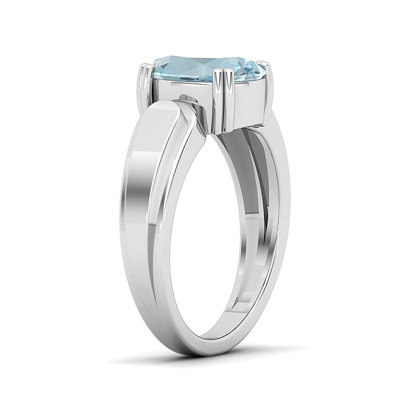 The Dynamic Aquamarine Gold Ring
