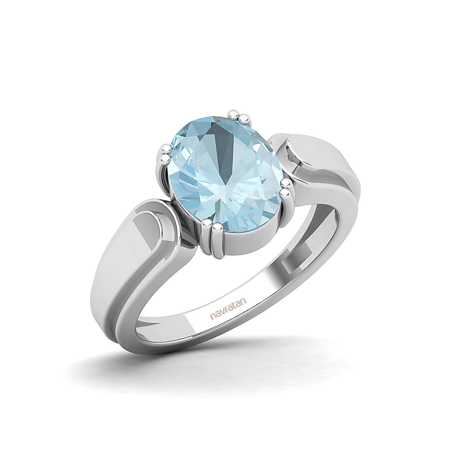 The Dynamic Aquamarine Gold Ring