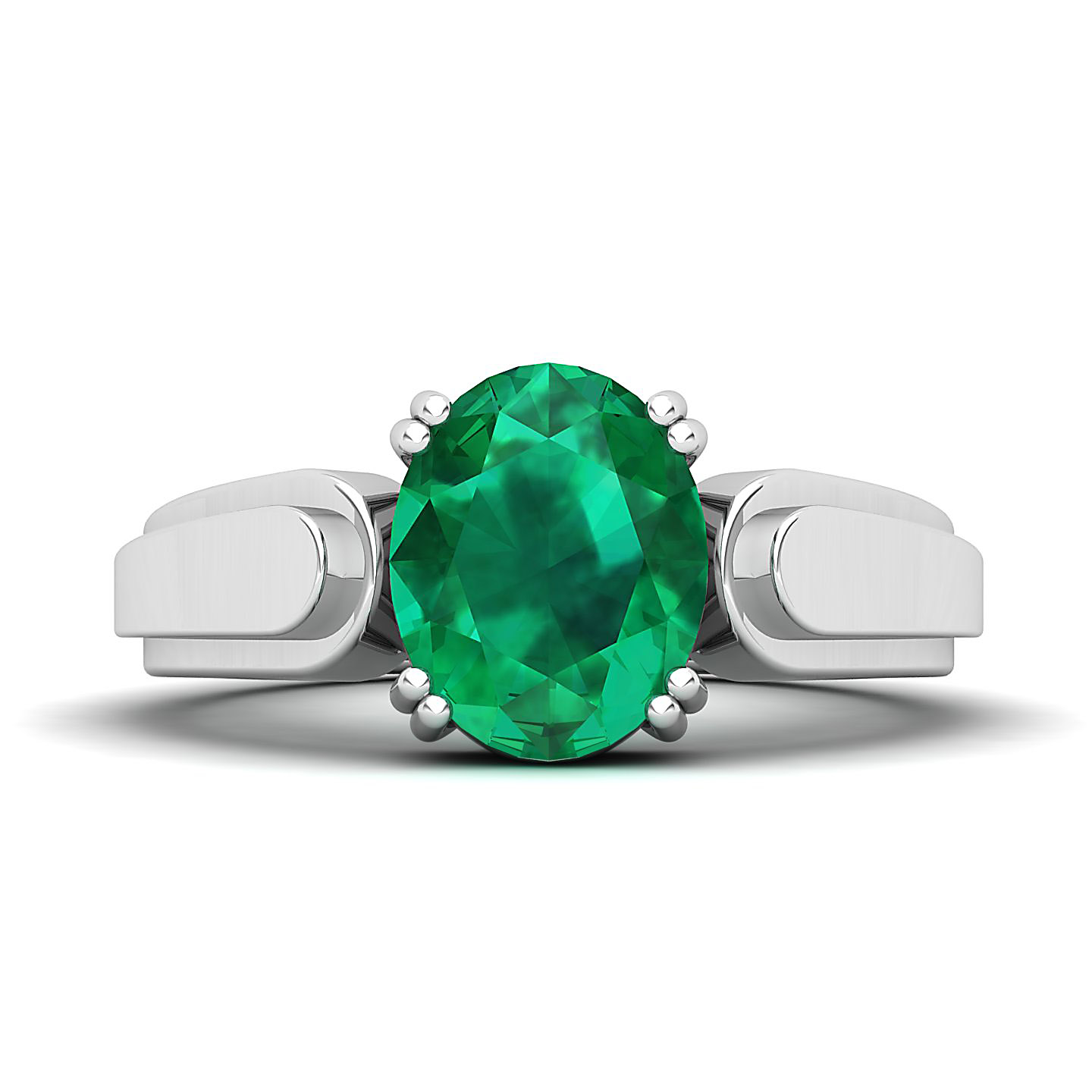 The Dynamic Emerald Gold Ring