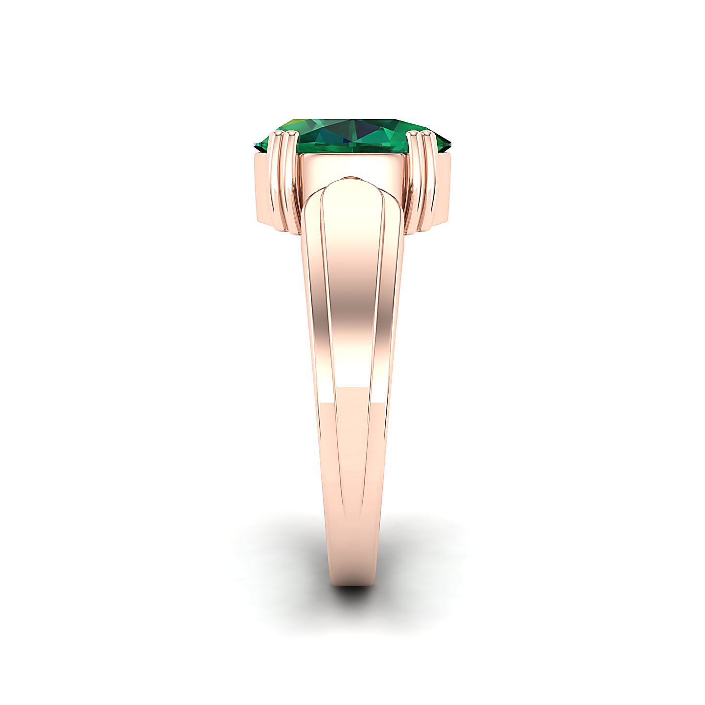 The Dynamic Emerald Gold Ring