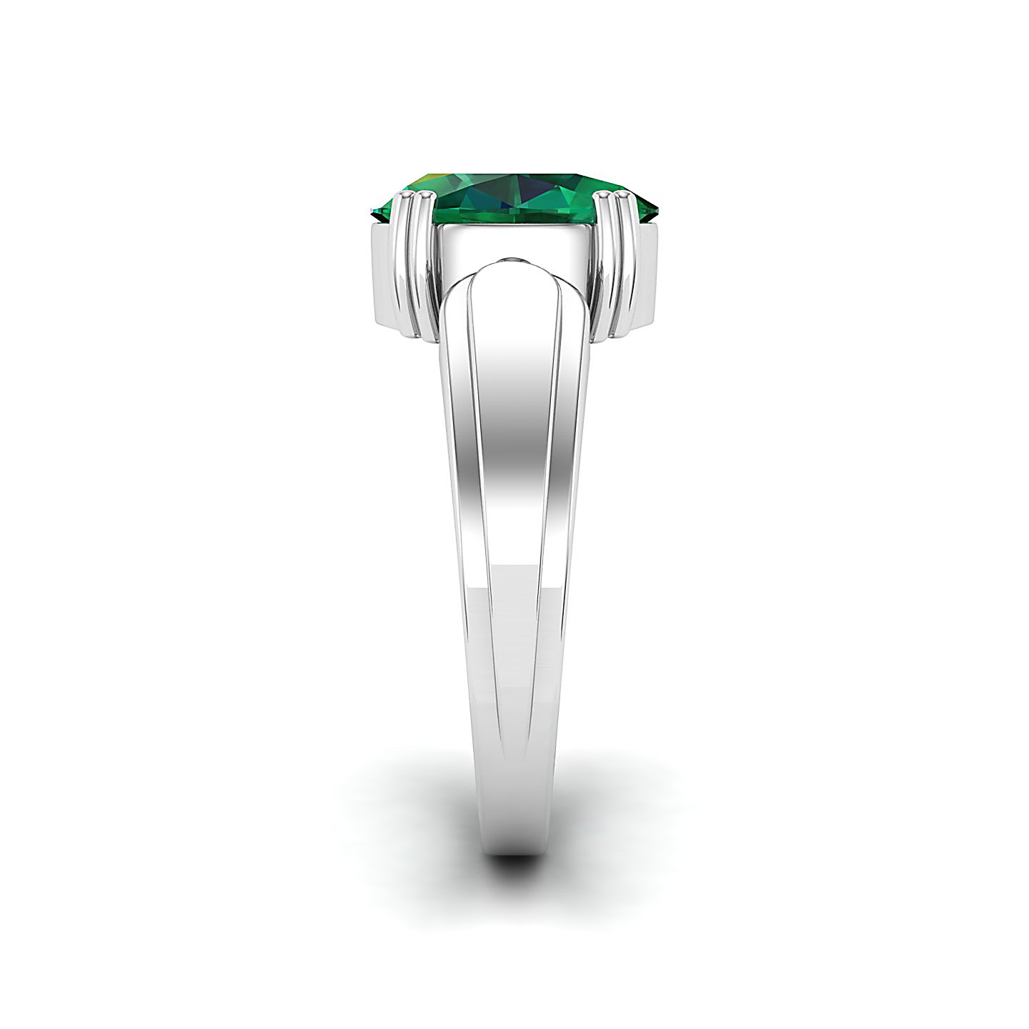 The Dynamic Emerald Gold Ring
